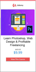 Learn Photoshop, Web Design & Profitable Freelancing