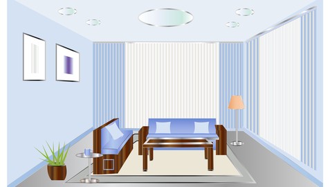 100 Off Living Room Interior Design In Illustrator