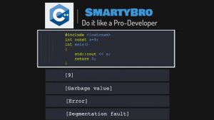C++ Questions & Answers (Q&A) – Basics Concepts of C++ and Static Constant Keyword...Solve Quizzes with SmartyBro & Chance to earn Valuable Points to redeem