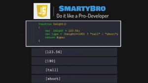Learn Javascript with SmartyBro, Solve Quizzes and Earn Points (Redeem). Javascript Questions & Answers (Q&A) – Types, Values and Variables, Array and Related Methods, Expressions and Operators, Defining and Invoking Functions