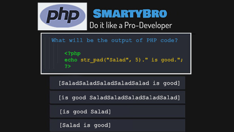 Learn PHP with SmartyBro, Solve Quizzes and Earn Points (Redeem). PHP Questions & Answers (Q&A) – PHP Filter, Strings and Regular Expressions