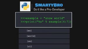Learn Python with SmartyBro, Solve Quizzes and Earn Points (Redeem). Python Questions & Answers (Q&A) – Strings