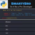 Learn Python with SmartyBro, Solve Quizzes and Earn Points (Redeem). Python Questions & Answers (Q&A) – Lists