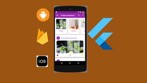 Build Complete ios & Android app With Flutter and Firebase Cloud Firestore-You Will Learn Flutter Material design