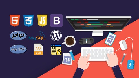 Learn to build websites with HTML , CSS , JAVASCRIPT , Bootstrap , PHP , MySQL , WordPress , OOP & more!