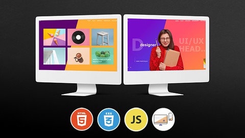 Learn HTML5, CSS3, JavaScript, JQuery and Bootstrap Framework by building a modern looking responsive website design