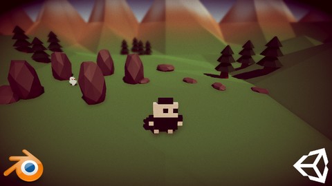 Create a cool looking, low poly game in just one hour using Unity, Blender and MagicaVoxel.